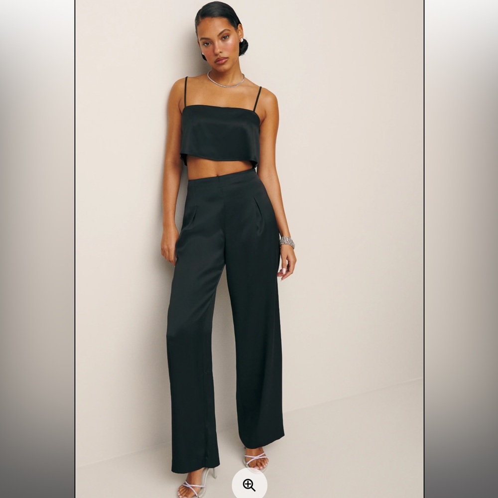 Reformation Cleo Satin two piece! NWT! Never been worn!